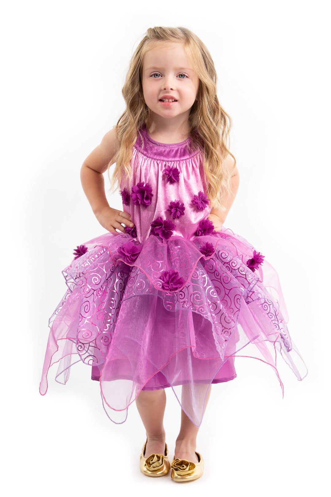 Little Adventures Purple Blossom Fairy Dress Up Costume