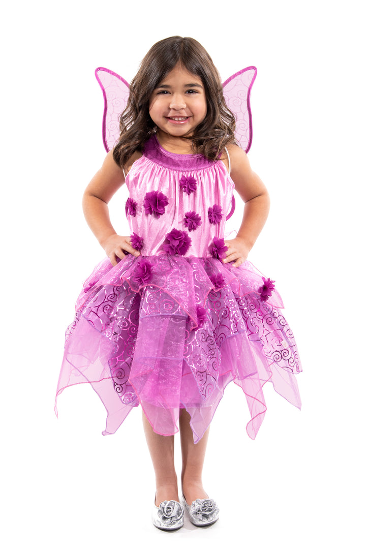 Little Adventures Purple Blossom Fairy Dress Up Costume