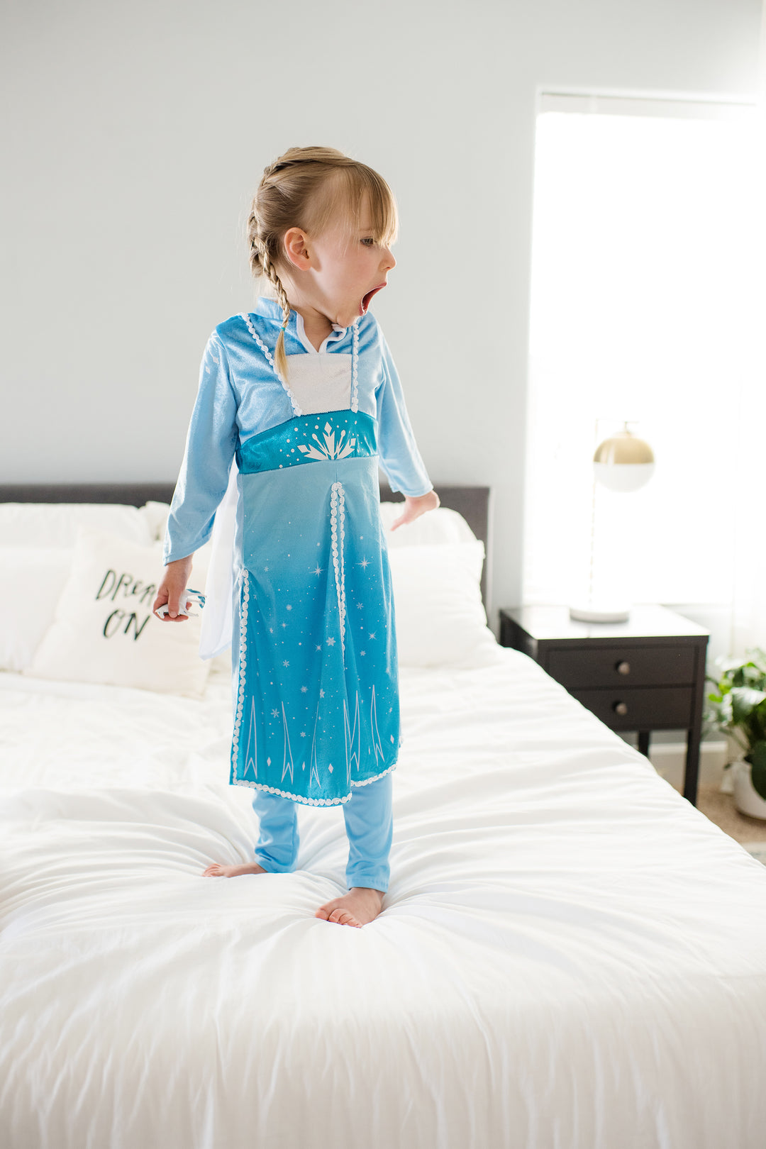 open lace back dress Amazon.com: Little Adventures Ice Princess Dress up Costume for Girls (Small  Age 1-3) main image 1