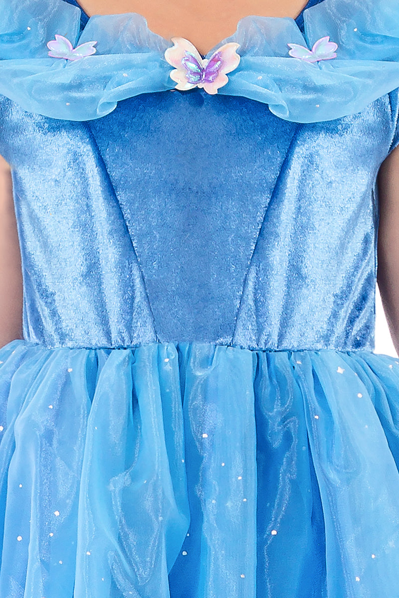 disney princess cinderella dress Women's Costume - Deluxe Adult Outfit w/Gloves, Headband & Choker Disney Princess Cinderella Dress 9-10