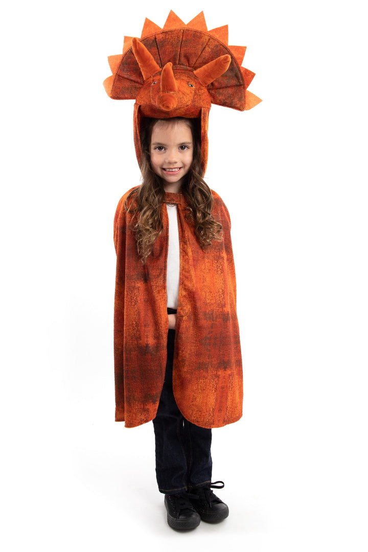 Costume De Dinosaure Tricératops Pour Bébé – Combinaison Tout-petit – Musée D’Histoire Naturelle – Bleu/Marron – 6 Mois à 3 Ans