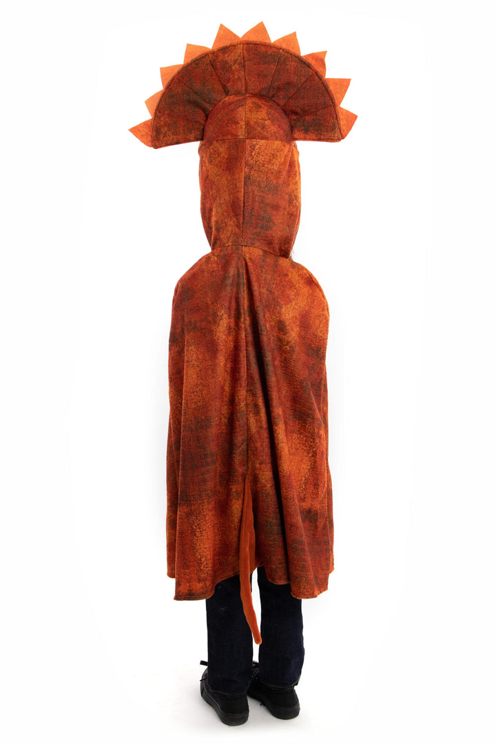 Costume De Dinosaure Tricératops Pour Bébé – Combinaison Tout-petit – Musée D’Histoire Naturelle – Bleu/Marron – 6 Mois à 3 Ans