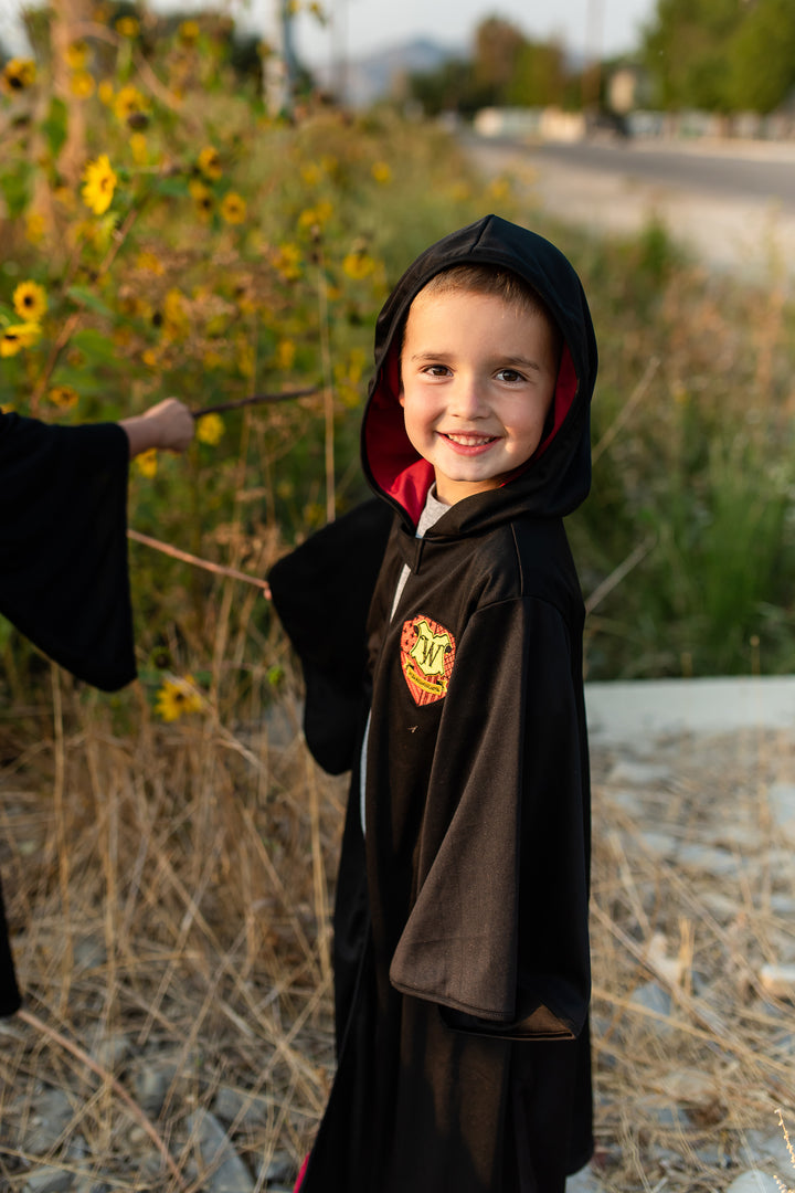 Bristol Novelty Children's Wizard Robe Costume - Black Robe For Boys, Medium Size