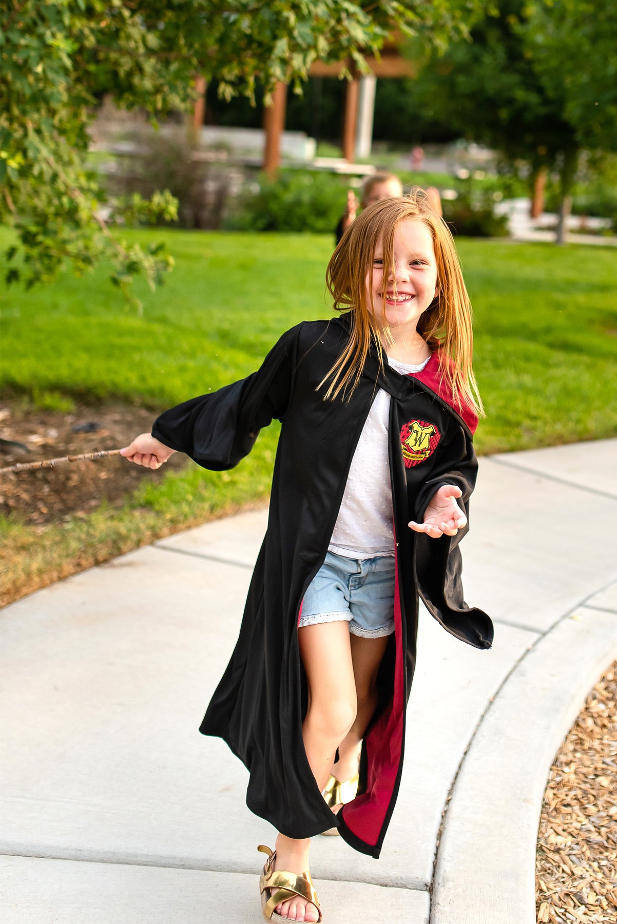 Red Hooded Wizard Robe – Little Adventures