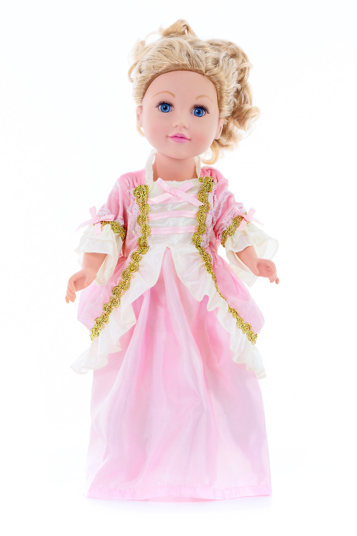 Little Adventures Pink Parisian Princess Doll Dress Little Adventures Pink Parisian Princess Doll Dress