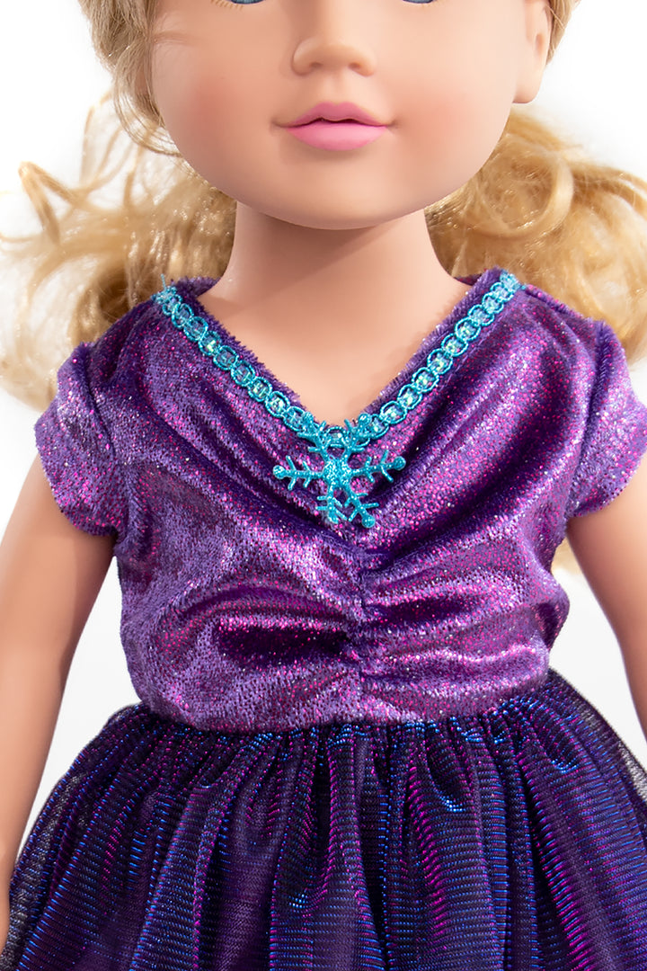girls purple dress Lilac Ruffled Tulle High-Low Flower Girl Dress 5658L 6 months / Lilac (Lavender)