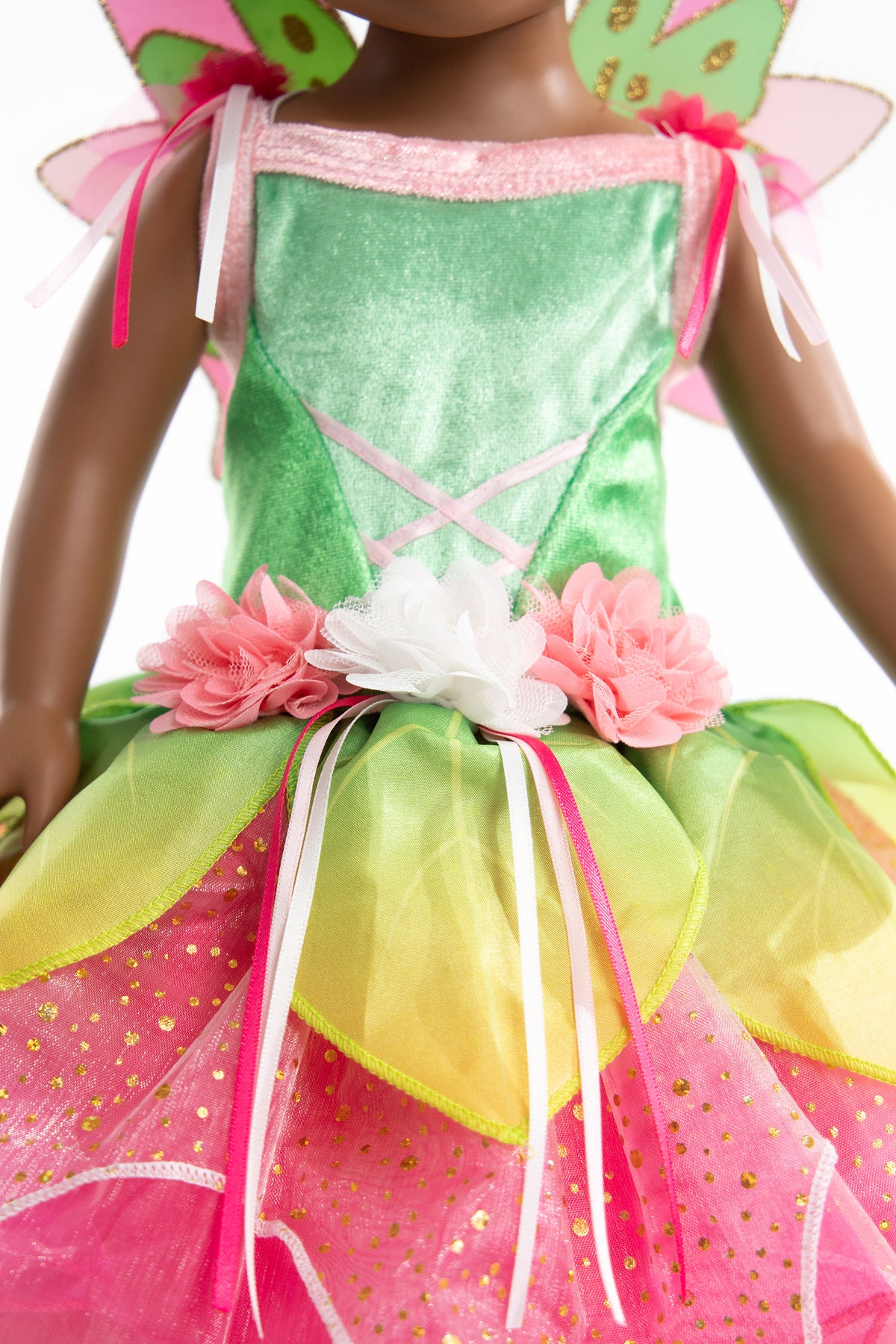 Doll Dress Springtime Fairy with Wings Little Adventures Doll Dress Springtime Fairy with Wings Little Adventures