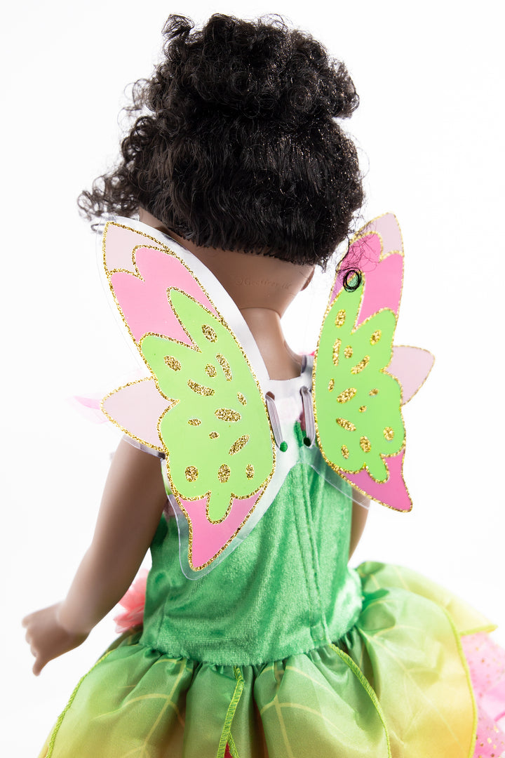 green dress fairy Little Adventures Springtime Girl Doll with Wings like a fairy in COLOR:ICHIKA Dresser/Chest Royal Blue Midi Wedding