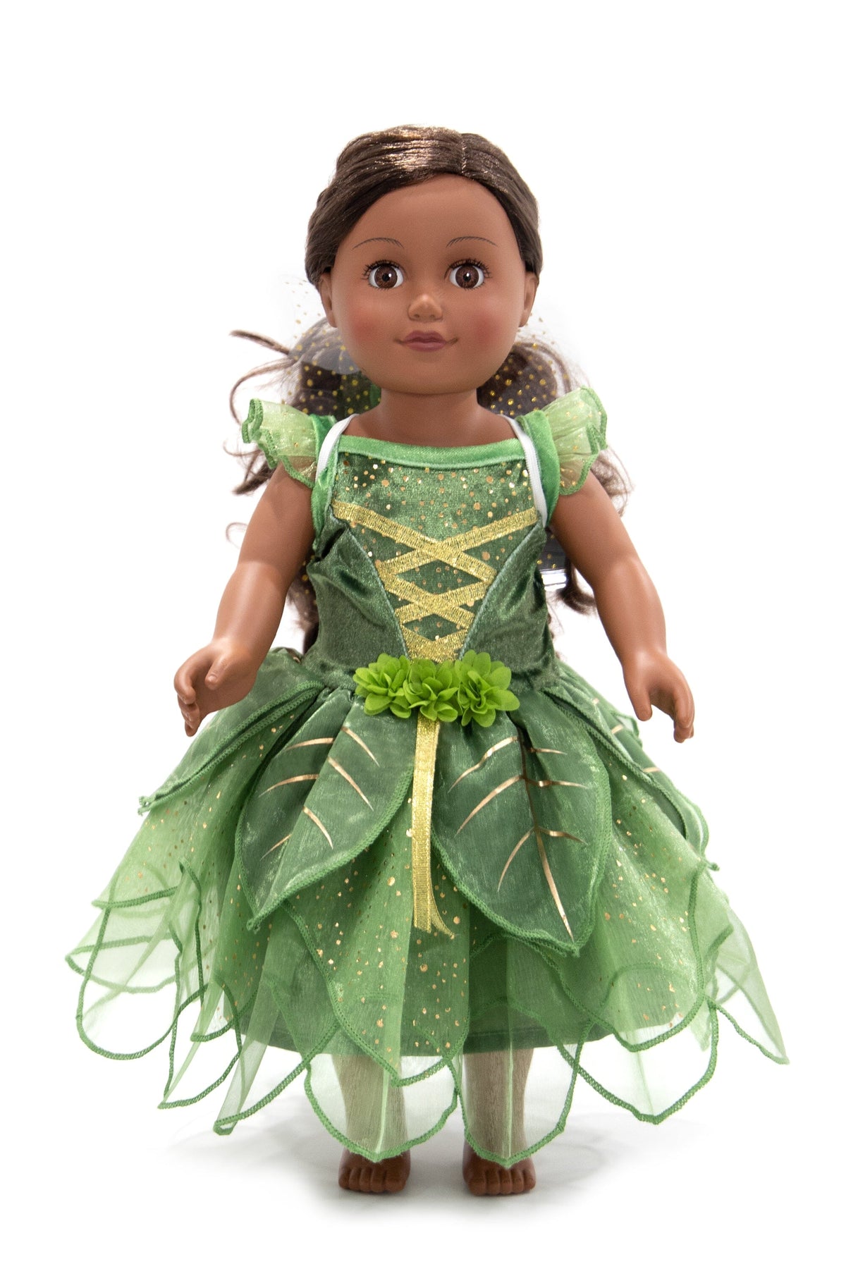 Doll Dress Pixie Tinkerbell Fairy with Wings Doll Dress Pixie Tinkerbell Fairy with Wings