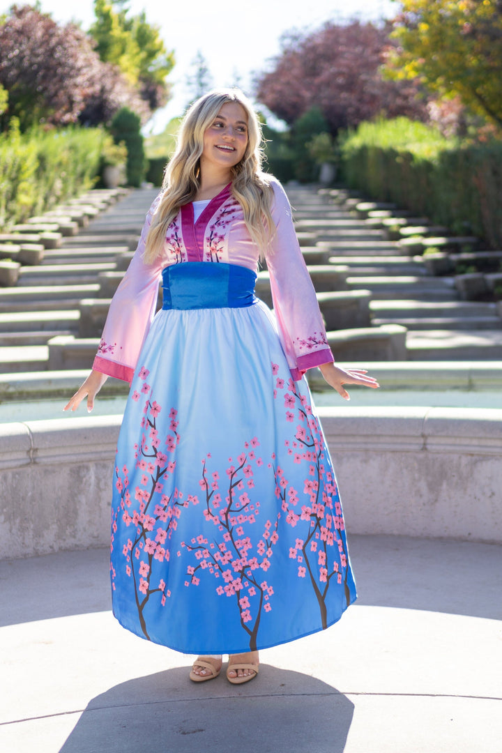 Little Adventures Enchanted Cherry Blossom Princess Dress-Up Costume for Adult Women - Machine Washable Cosplay Dresses Little Adventures Enchanted Cherry Blossom Princess Dress-Up Costume for Adult Women - Machine Washable Cosplay Dresses