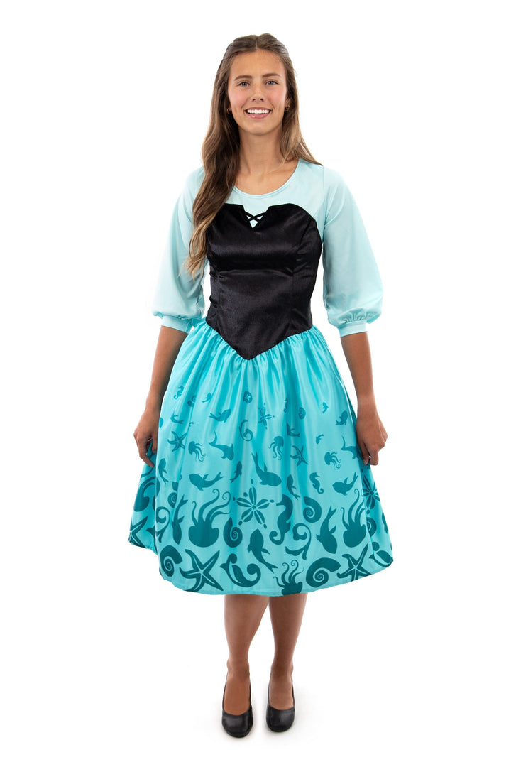Enchanted Mermaid Day Dress Little Adventures Enchanted Mermaid Day Dress Little Adventures