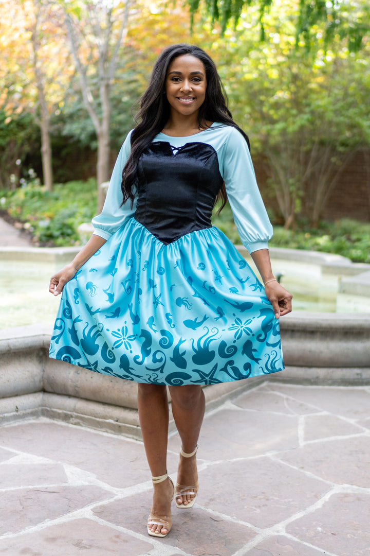 Little Adventures Enchanted Mermaid Day Princess Dress-Up Costume for Adult Women