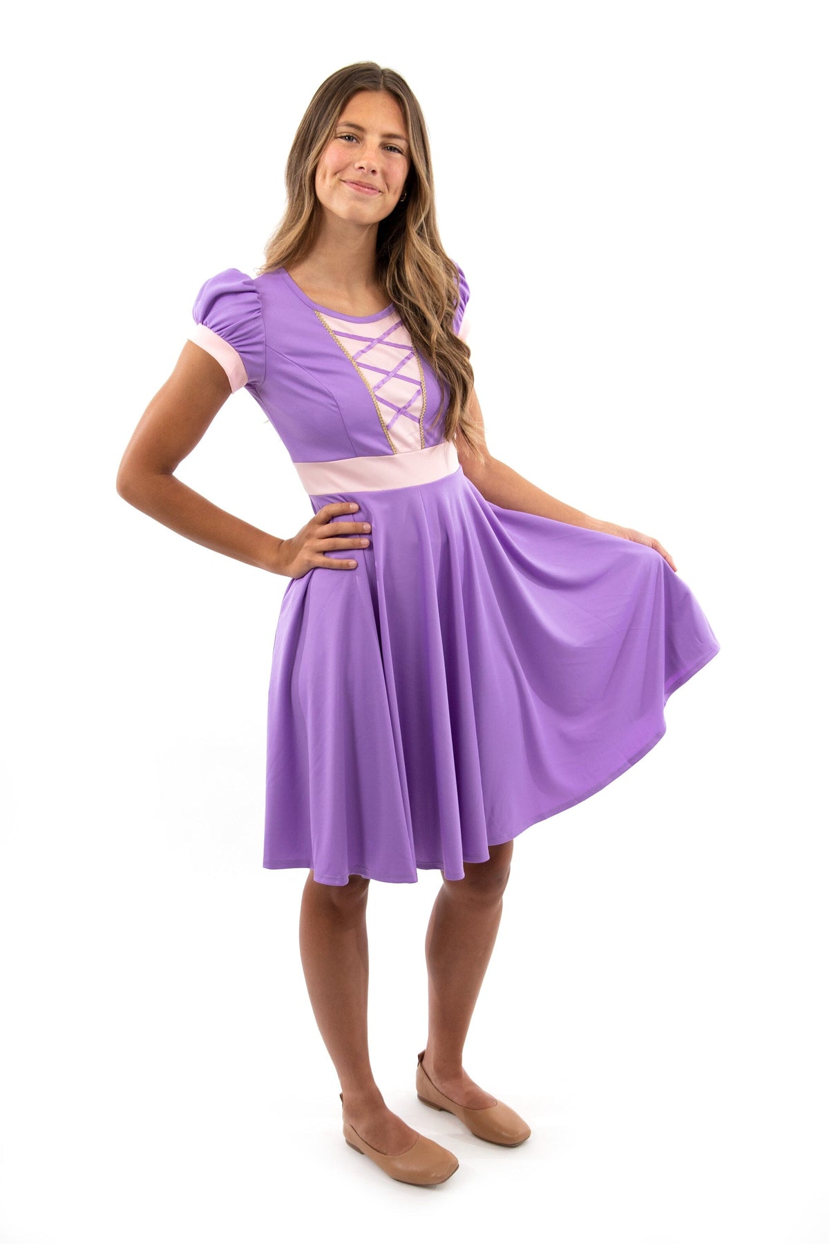Adult Rapunzel Twirl Dress Little Adventures adult-rapunzel-twirl-dress-little-adventures
