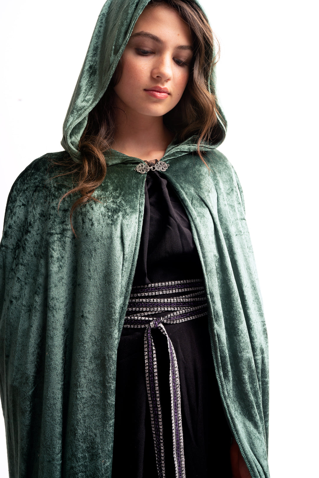 Adult Woodland Green Cloak - Little Adventures Adult Woodland Green Cloak - Little Adventures