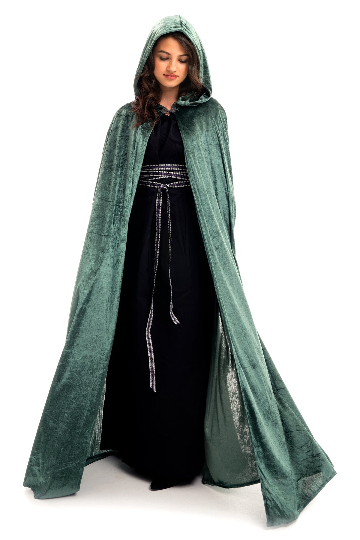 Little Adventures 55013 Adult Woodland Green Cloak Costume - One Size Little Adventures 55013 Adult Woodland Green Cloak Costume - One Size