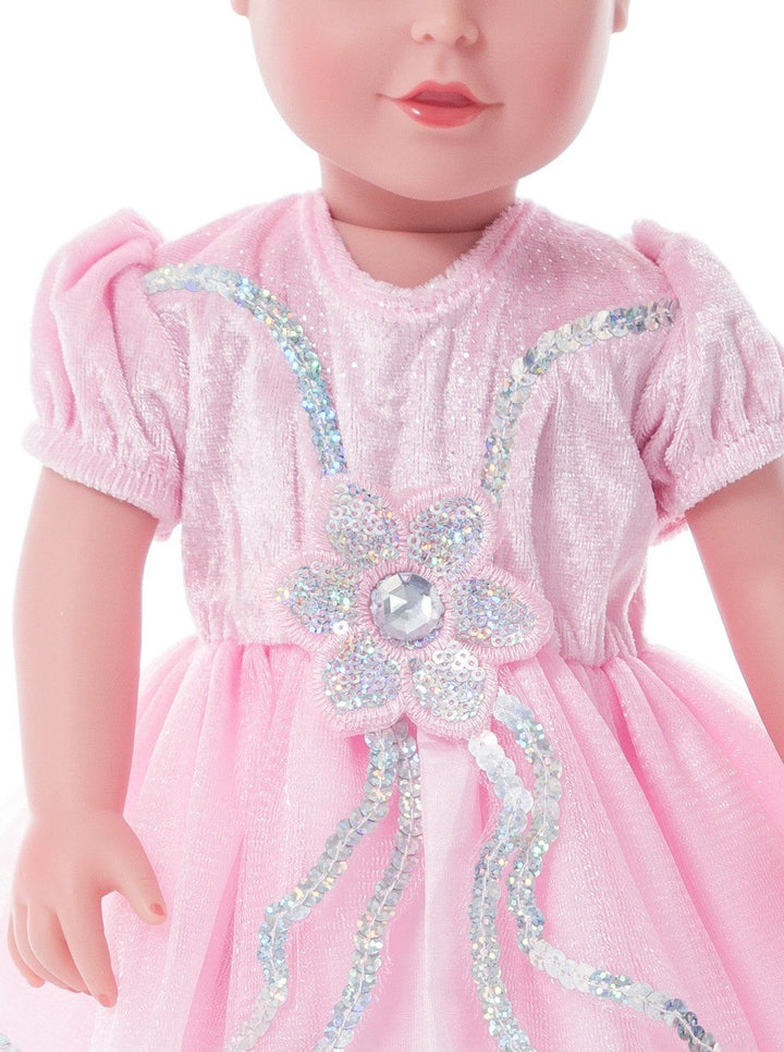 Doll Dress Royal Pink Princess Doll Dress Royal Pink Princess
