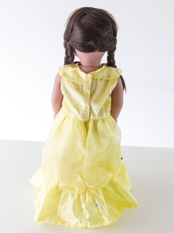 Little Adventures Doll Dress Yellow Beauty